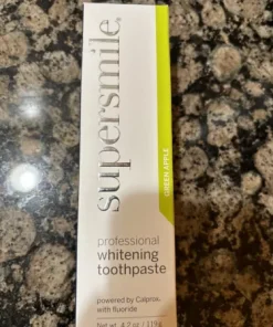 SUPERSMILE Professional Teeth Whitening Toothpaste Polish Green Apple NEW