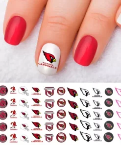 Arizona Cardinals Football Nail Art Decals - Salon Quality!