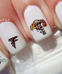 Atlanta Falcons Nail Art Stickers Transfers Decals Set of 37 - A1321