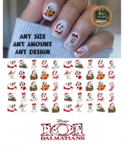 101 Dalmatians Waterslide Nail Decals Set Of 50 Instructions Bonus Christmas
