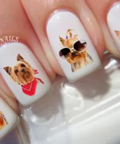 Yorkshire Terrier Nail Art Stickers Transfers Decals Set of 50 - A1295