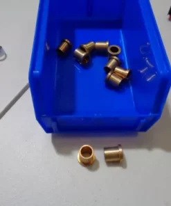 (10) 3/8 x 1/2 x 5/8" Flanged Bronze Bushing 3/8" ID x 1/2" OD x 5/8" Long 10pcs