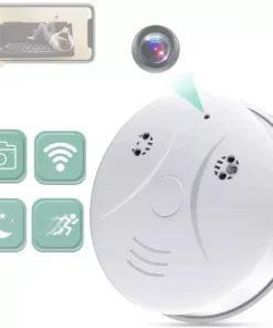 Spy Hidden Camera WiFi Battery Real Smoke Detector 1080p  Video Recording