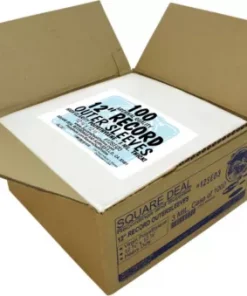 (1000) 12" LP Record Outer Sleeves - Heavy Duty 3mil - ARCHIVAL SOFT #12SE03