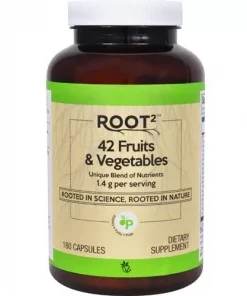 Vitacost ROOT2 42 Fruits Vegetables -- 1.4 g per serving - 180 Capsules 9/2024