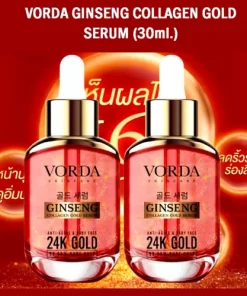 2x VORDA GINSENG COLLAGEN Gold Serum Anti Aging Reduce Blemishes Wrinkle Freckle