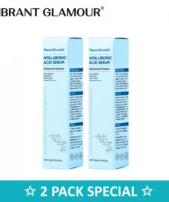Vibrant Glamour - Hyaluronic Acid Serum For Anti-Aging Moisturizing - 2 PACK