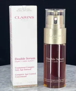 Clarins Double Serum Anti Age Complete Age Control Concentrate 1.6 oz NIB