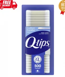 Q-tips Cotton Swabs For Hygiene and Beauty Care Original Cotton, 500 Count