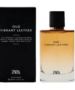 Zara Vibrant Leather Oud Original Eau de Parfum Man Fragrance 100 Ml 3.4 Fl OZ