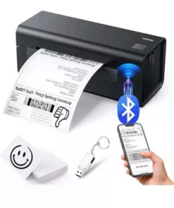 ZRHI Thermal Label Printer Shipping for Small Businesses 4x6 Bluetooth, Portable