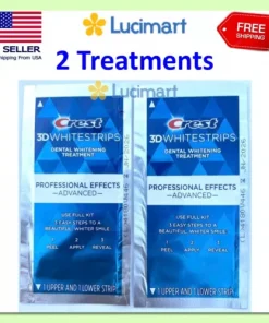 Crest 3D Whitestrips Professional Effects Advance - 2 Treatments-No Box-Exp 2026