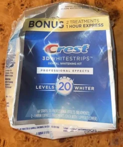 Crest 3D Whitestrips Professional Effects Plus - 20 Levels Whiter Exp: 5/26
