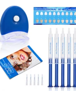 Teeth Tooth Whitening Whitener Bleaching Professional Kit White Gel Light 3PCS