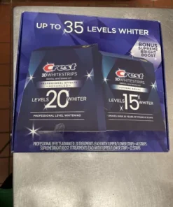 CREST 3D WHITESTRIPS Professional Effects 20 &Supreme Bright 15 Exp 08/26