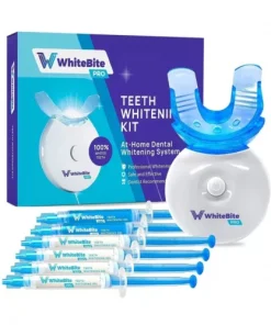 Whitebite Pro Teeth Whitening Kit for Sensitive Teeth with LED Light, Gel