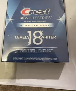 Crest 3D Whitestrips Professional Effects Levels 18 Whiter Kit Exp. 04/15/2026