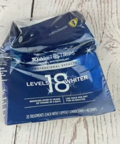 Crest 3D Whitestrips Professional Effects 20 Treatments Levels 18 Whiter Damaged