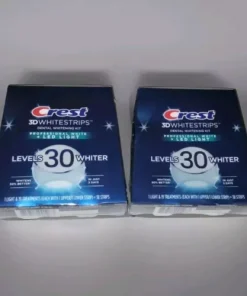 2) CREST 3D WHITESTRIPS PROFESSIONAL WHITE + LED LIGHT 30 LEVELS WHITER EXP:2026
