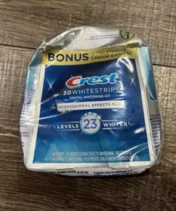 Crest 3D Whitestrips Professional Effects Plus - 23 Levels Whiter + Bonus 02/26