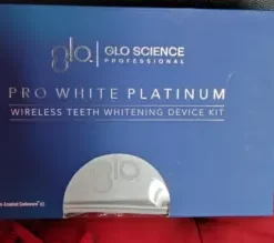 Glo Science professional pro white platinum wireless teeth whitening device kit