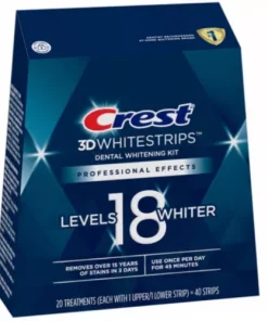 Crest 3D Whitestrips Professional Effects 18 Levels Whiter Exp.  05/2025+