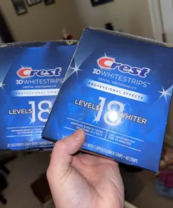2 Pack Crest 3D WhiteStrips Professional Effects *40 Each Box = 80 EXP 2/6/26