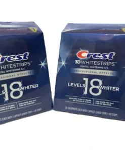 NEW Crest 3D Whitestrips Professional 18 Levels Whiter  2 boxes  02/26