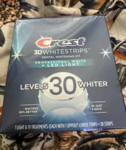 Crest 3D Whitestrips Professional White + LED Light #30 Exp: 12/2024 New in Box