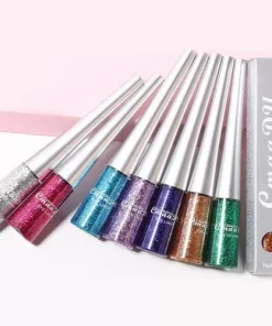 Waterproof Glitter Sequins Liquid Eye Liner Colorful Eyeliner Eye Makeup Shiny