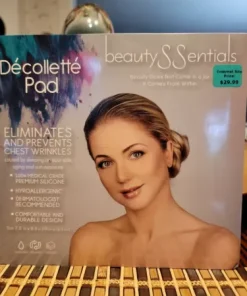 BeautyS Silicone Decollette Pad Chest Prevent Wrinkles Anti-Aging Product 2pk