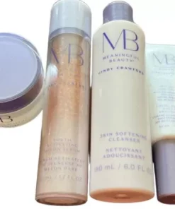 Cindy Crawford Meaningful Beauty 5 Piece Lot Anti Aging Skin Eye Care Products