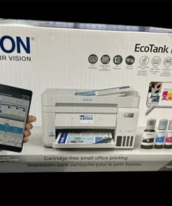 Epson EcoTank ET-4850 Color Inkjet All-In-One Printer - White - NEW