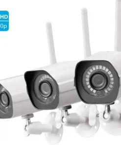 Zmodo 1080p Full HD Outdoor Wireless Security Camera System, 3 Pack Smart Home