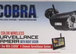 COBRA SURVEILLANCE CAMERA NIGHT VISION NIB SEALED #57989
