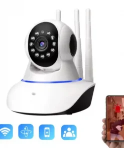 V380Pro Three Antenna Smart WiFi Wireless IP CAMERA Remote Surveillance Camera