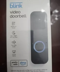 Sealed Blink Wired/Battery Operated Outdoor Smart Wi-Fi Video Doorbell