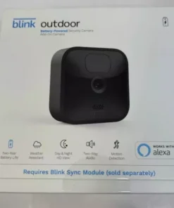 Blink Outdoor Wireless Add-on Security Camera - Black New Sealed Battery Power