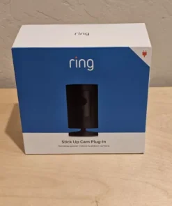 Ring Stick Up Cam Plug-In Indoor/Outdoor 1080p Security Camera - Black