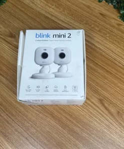 Blink - Mini 2 Indoor/Outdoor 1080p Plug-In Security Camera (2-Pack) - White