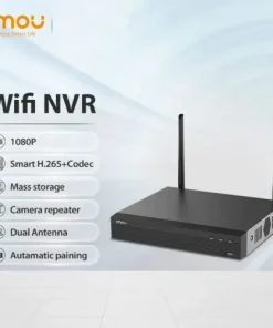 Wi-Fi 1080P NVR 8CH Wireless NVR Resolution Strong Metal Shell Conforms