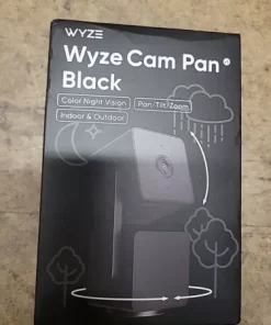 WYZE Cam Pan v3 Indoor/Outdoor 1080p Wi-Fi Smart Home Security Camera Black